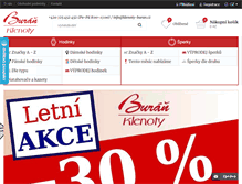 Tablet Screenshot of klenoty-buran.cz